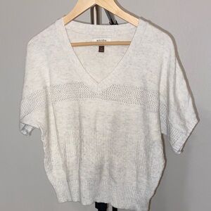 Sonoma Cream V-Neck Knit Top